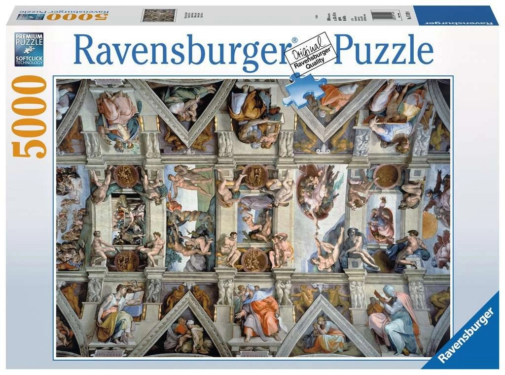 Ravensburger Puzzle Sixtinská kaple 5000 dílků