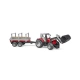 Bruder 2046 Farmer Massey Ferguson traktor s vlekem