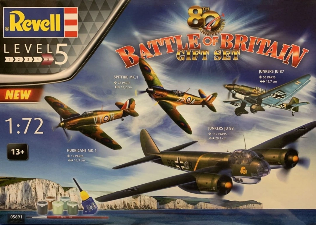 Revell  Gift-Set letadla 05691 - 80th Anniversary Battle of Britain (1:72)