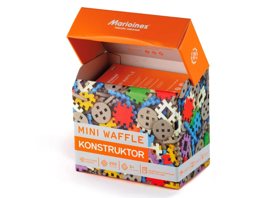 Marioinex MINI WAFLE 300 ks Konstruktér