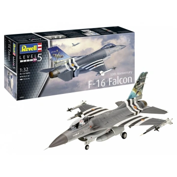 Revell F-16 Falcon, 50th Anniversary, Plastic ModelKit letadlo 03802, 1/32