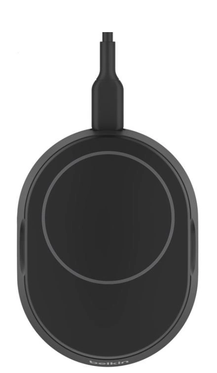 Belkin BOOST CHARGE PRO konvertibilní Qi2 15W magnetický nabíjecí stojan, bez adaptéru, černá