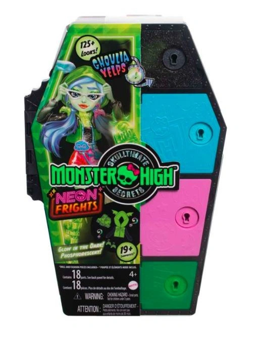 Monster High Skulltimate Secrets panenka Neon - Ghoulia HPD59