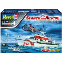 Revell  Gift-Set SAR 05683 - DGzRS Arkona + Westland Sea King Mk 41 (1:72)