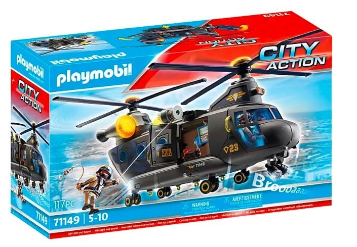 Playmobil Playmobil 71149 Záchranářská helikoptéra speciální jednotky