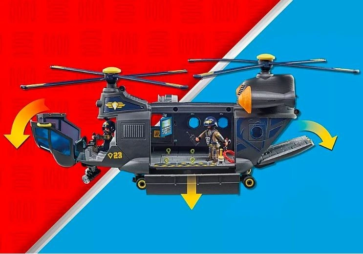 Playmobil Playmobil 71149 Záchranářská helikoptéra speciální jednotky