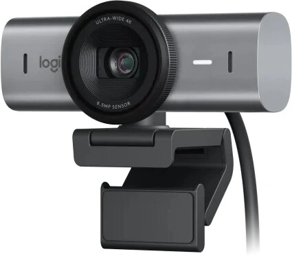 Logitech MX Brio 4K Ultra HD Webcam, Graphite