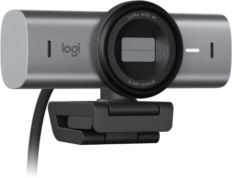 Logitech MX Brio 4K Ultra HD Webcam, Graphite