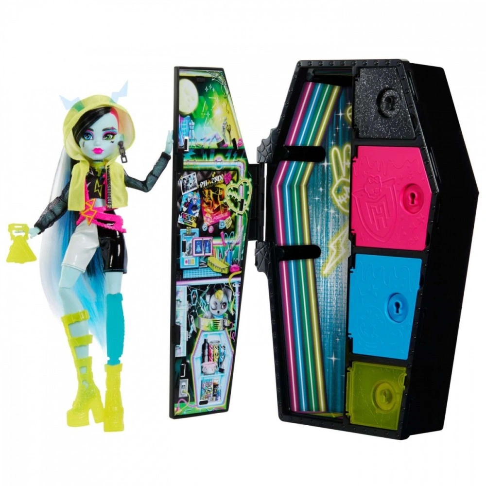 Monster High Skulltimate Secrets panenka Neon - Frankie HPD59