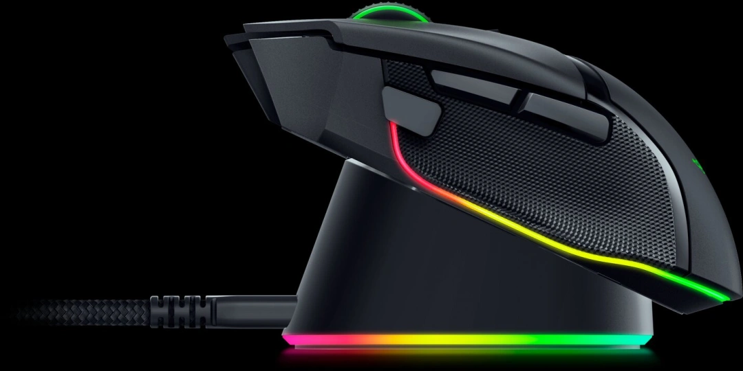 Razer Mouse Dock Pro + Wireless Charging Puck Bundle, kompatibilní s Basilisk V3 Pro