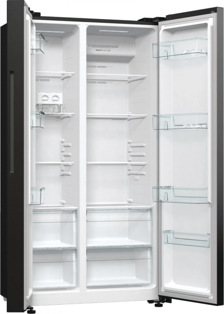 Americká chladnička Gorenje NRR9185EABXL, černá