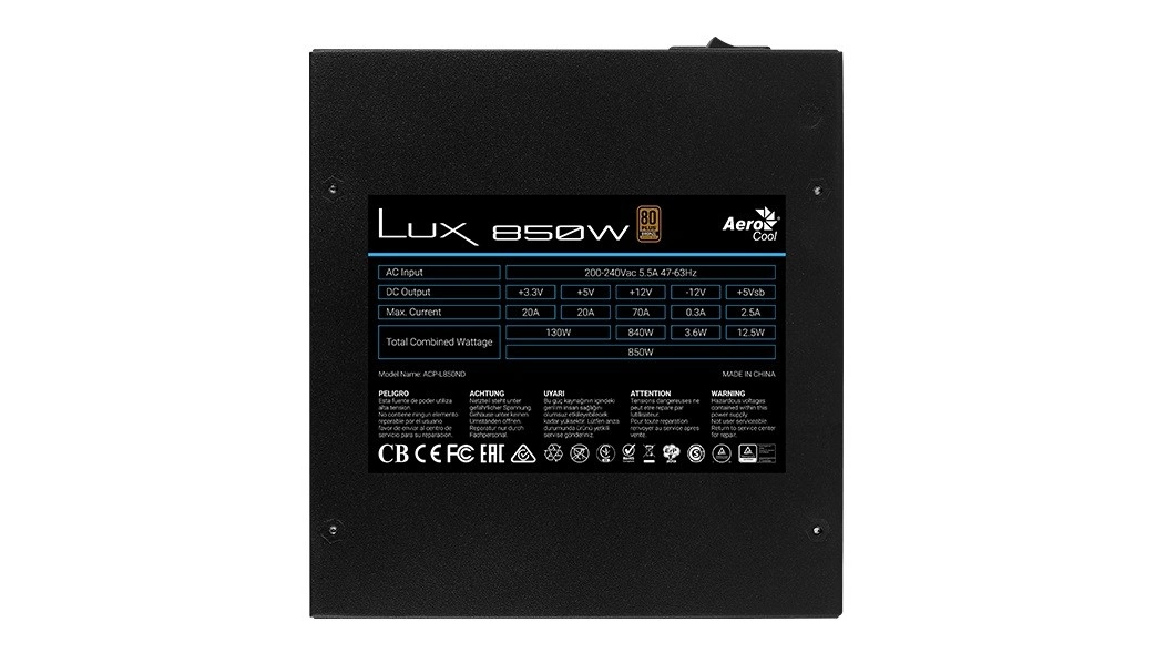 Aerocool LUX 850W