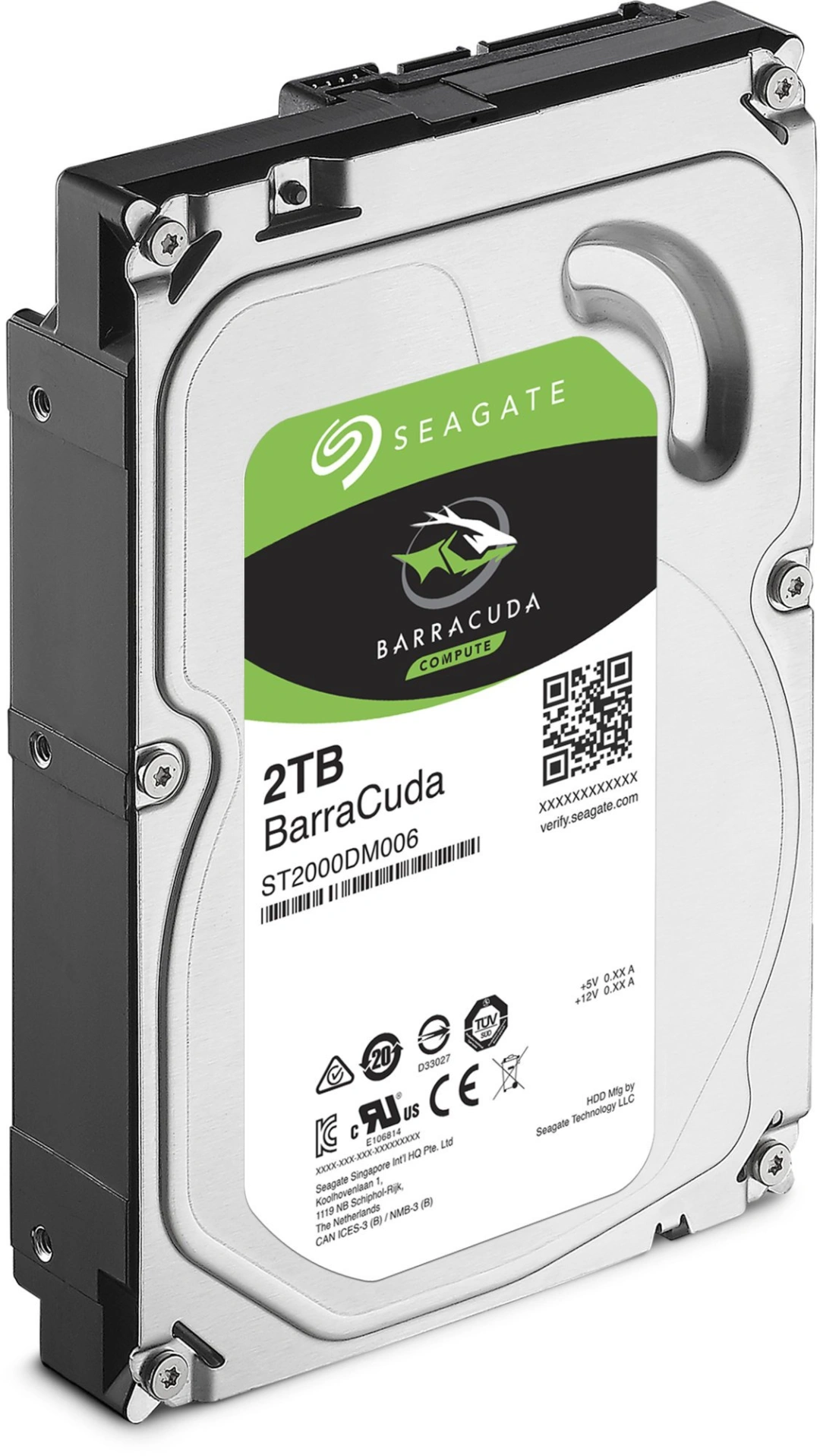 Seagate BarraCuda, 3,5 2TB ST2000DM008