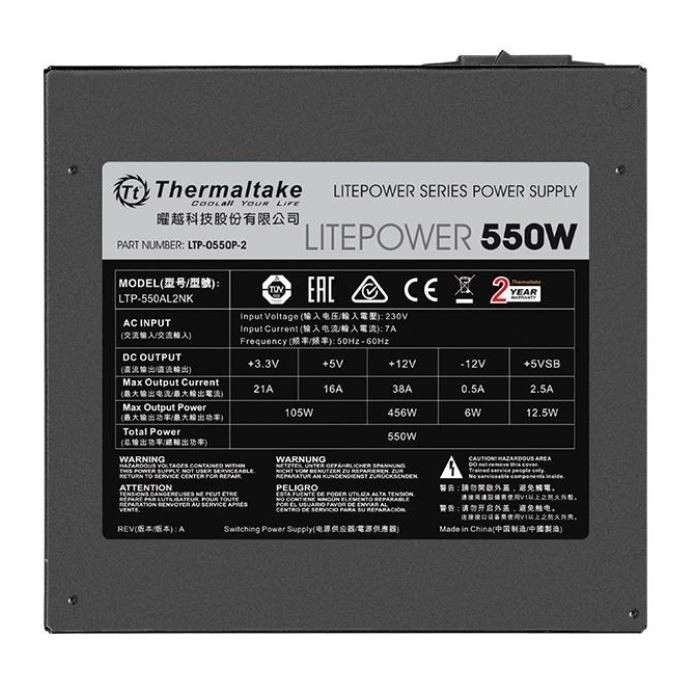 Thermaltake Litepower GEN2 550W PSU