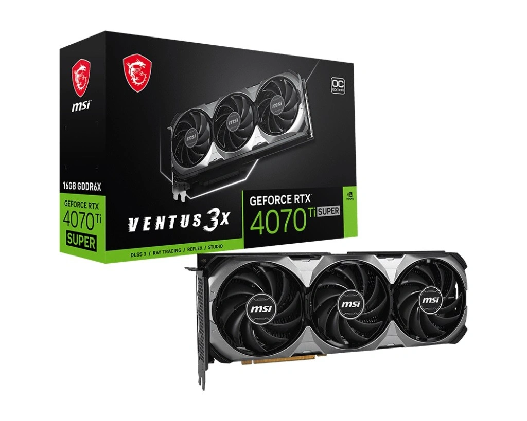 MSI GeForce RTX 4070 Ti SUPER 16G VENTUS 3X OC