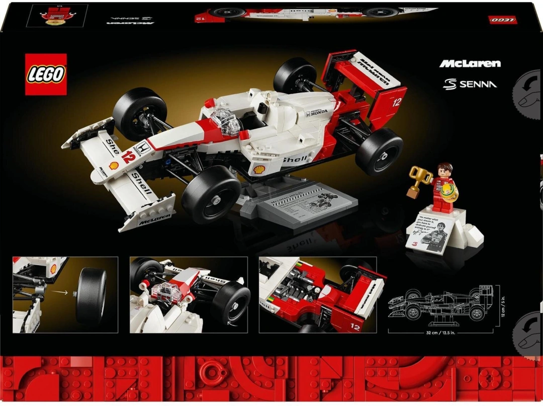 LEGO Icons 10330 McLaren MP4/4, Ayrton Senna