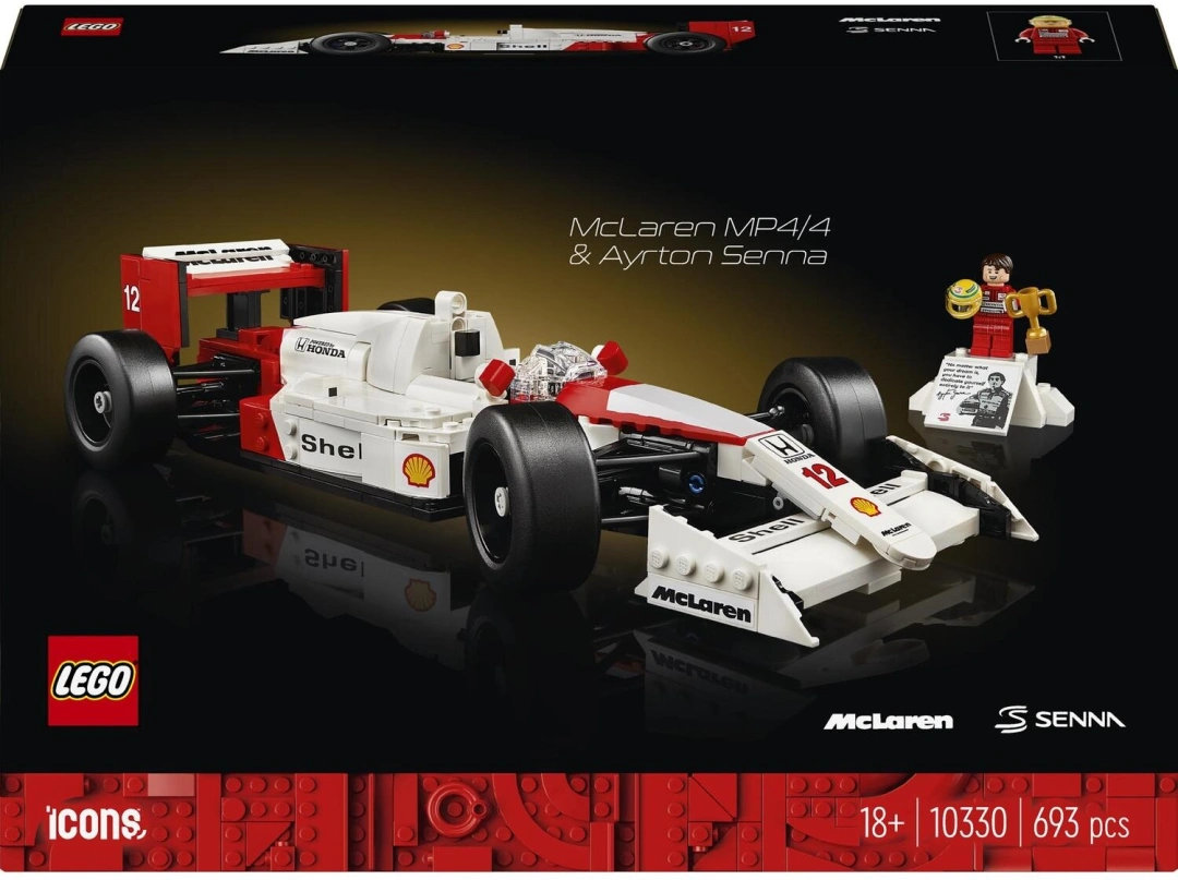 LEGO Icons 10330 McLaren MP4/4, Ayrton Senna