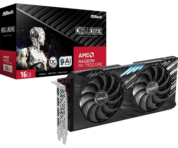 Asrock Radeon RX 7900 GRE CHALLENGER 16GB OC GDDR6 256bit 