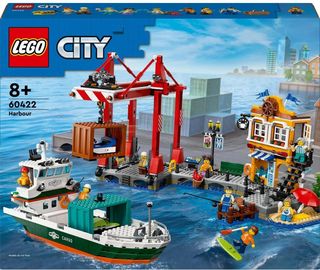 LEGO City 60422 Přístav s nákladní lodí