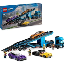 LEGO City 60408 Kamion pro přepravu aut se sporťáky