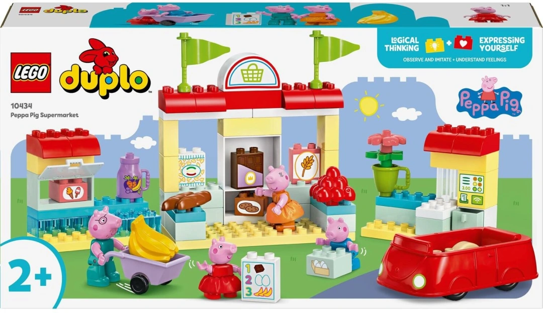 LEGO DUPLO 10434 Prasátko Peppa a supermarket