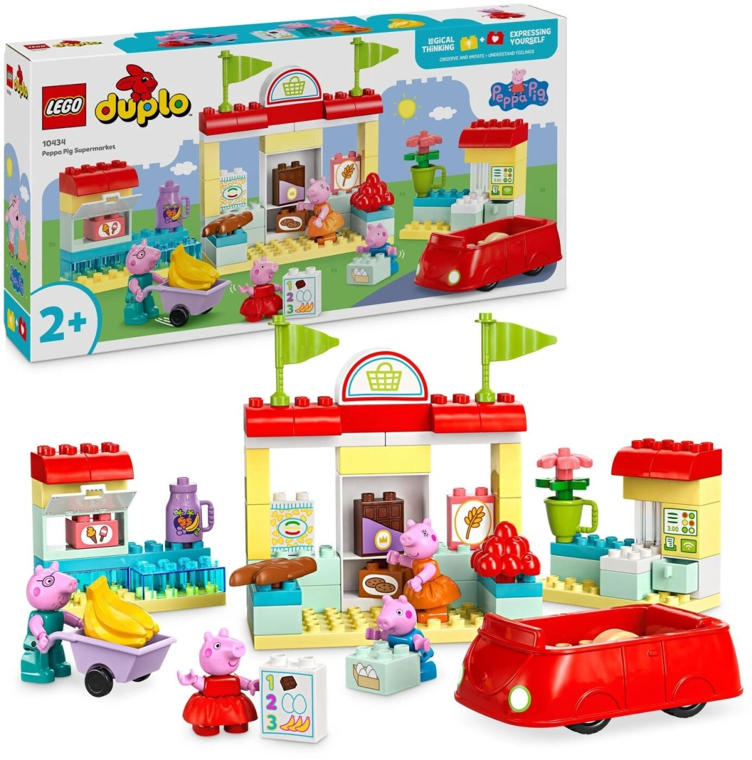 LEGO DUPLO 10434 Prasátko Peppa a supermarket