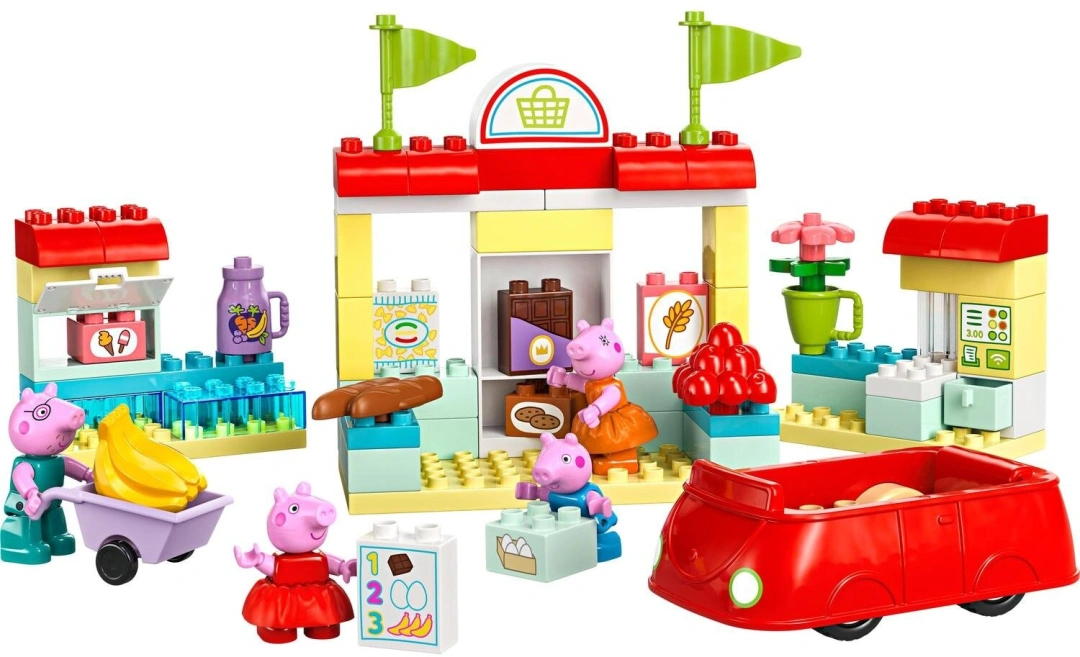 LEGO DUPLO 10434 Prasátko Peppa a supermarket