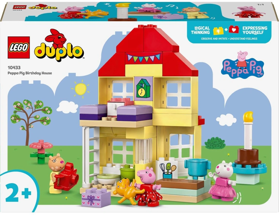 LEGO® DUPLO® 10433 Prasátko Peppa a narozeninový dům