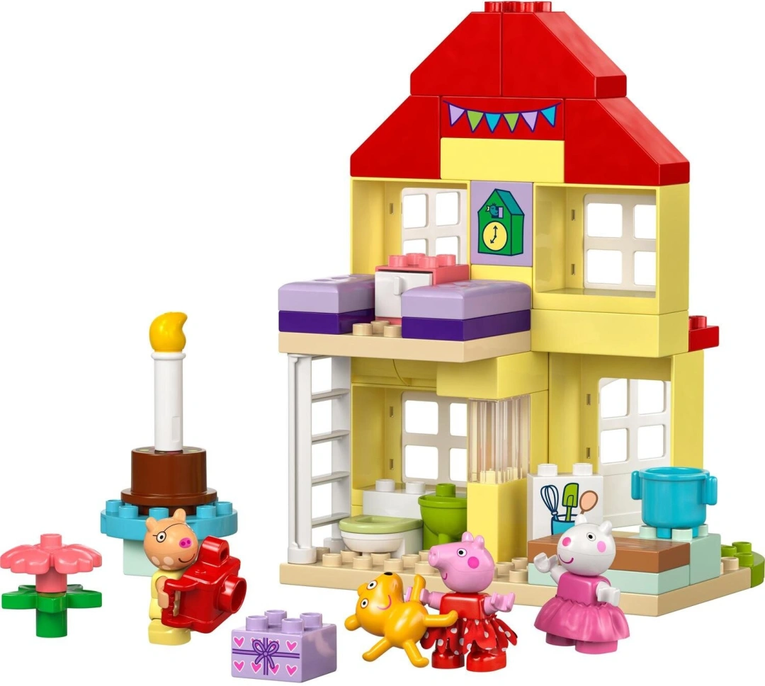 LEGO® DUPLO® 10433 Prasátko Peppa a narozeninový dům