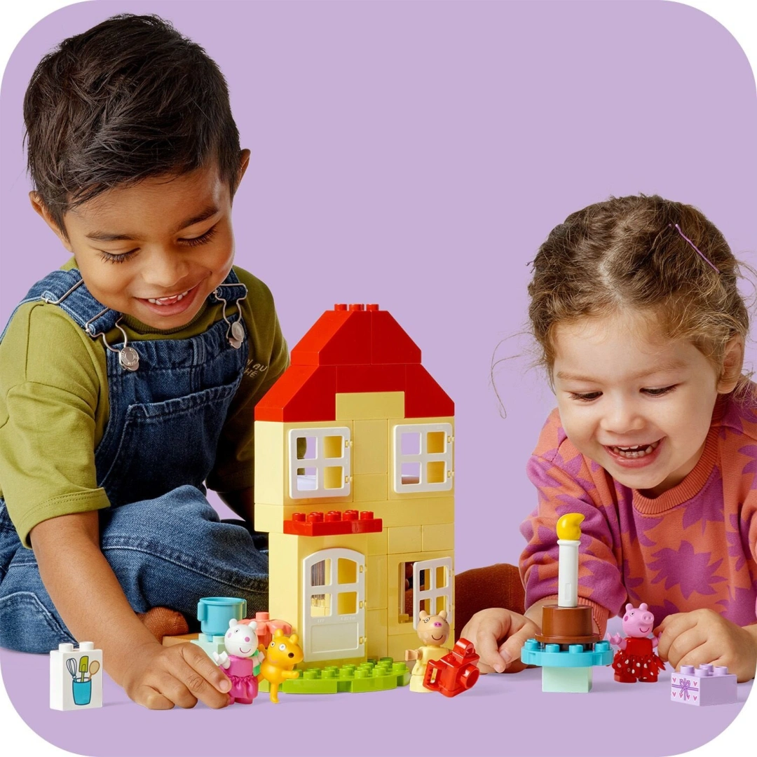 LEGO® DUPLO® 10433 Prasátko Peppa a narozeninový dům