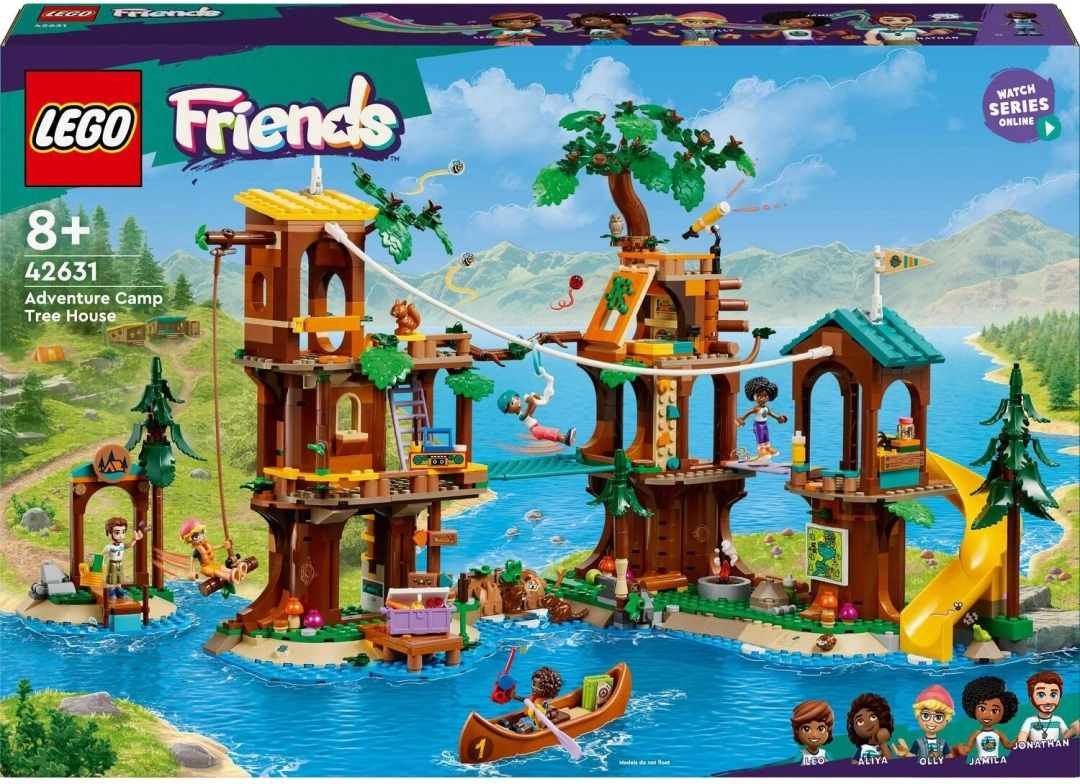 LEGO® Friends 42631 Dobrodružný tábor – dům na stromě