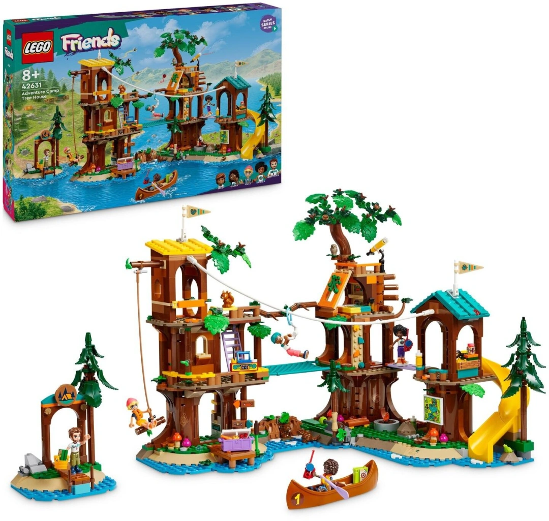 LEGO® Friends 42631 Dobrodružný tábor – dům na stromě