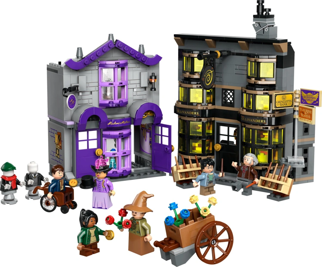 LEGO® Harry Potter™ 76439 Ollivanderův obchod a Obchod madame Malkinové