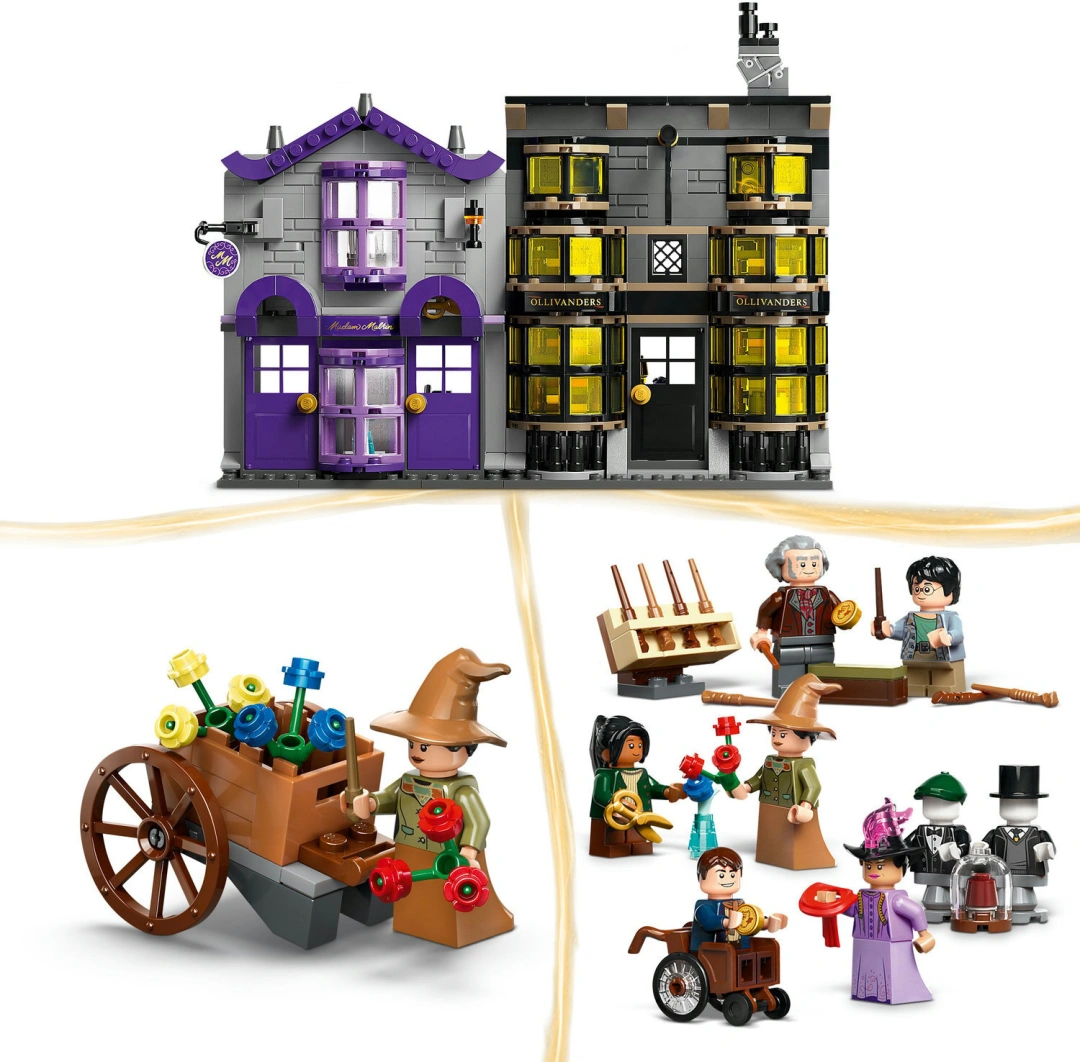 LEGO® Harry Potter™ 76439 Ollivanderův obchod a Obchod madame Malkinové