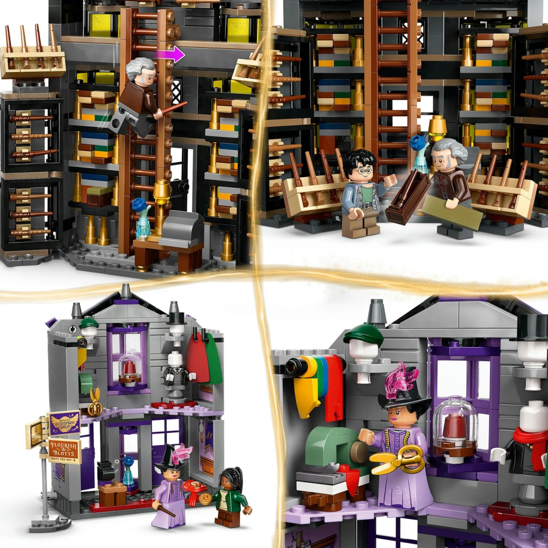 LEGO® Harry Potter™ 76439 Ollivanderův obchod a Obchod madame Malkinové