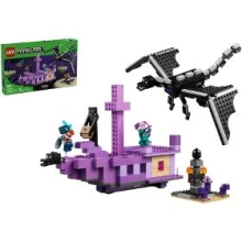 LEGO Minecraft 21264 Drak z Enderu a loď z Endu