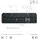 Logitech MX Keys S Plus, šedá