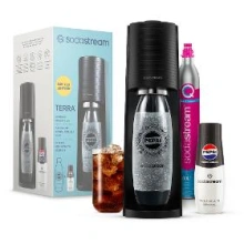 SodaStream TERRA Black Pepsi Zero Mpack, černá