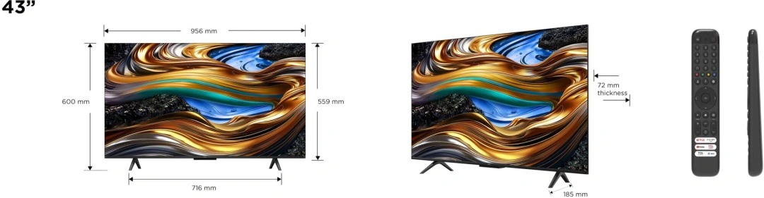 TCL 43P755 - 108cm