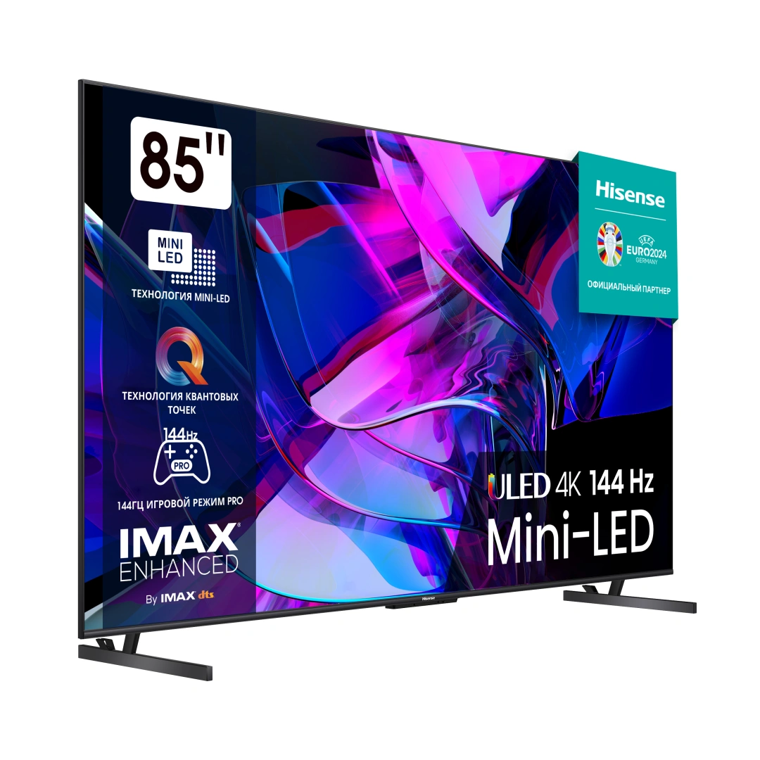 Hisense UHD LED televize 85U7KQ (85") 4K Ultra HD Smart TV Wi-Fi Antracit