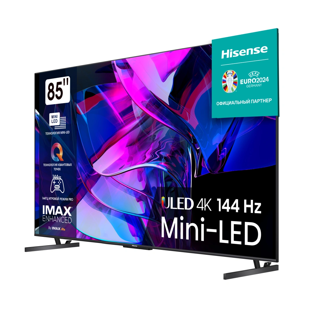 Hisense UHD LED televize 85U7KQ (85") 4K Ultra HD Smart TV Wi-Fi Antracit