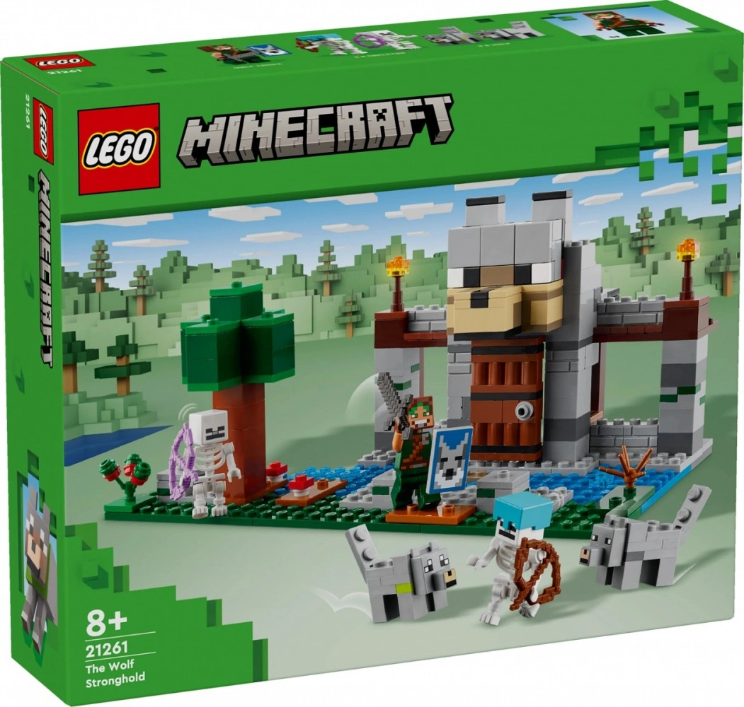 LEGO® Minecraft 21261 Vlčí pevnost