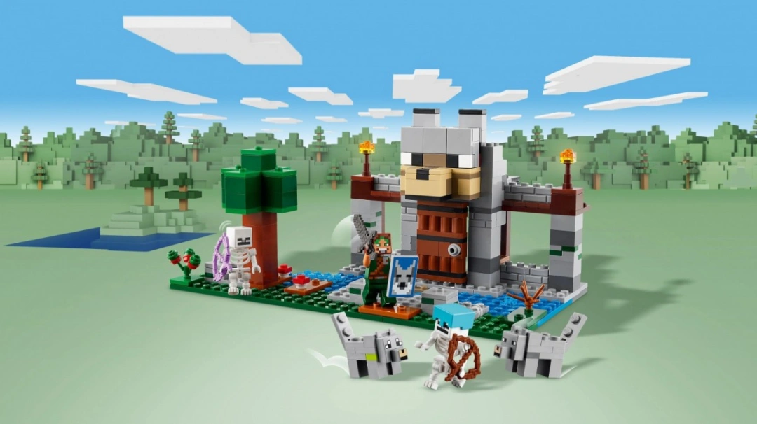 LEGO® Minecraft 21261 Vlčí pevnost