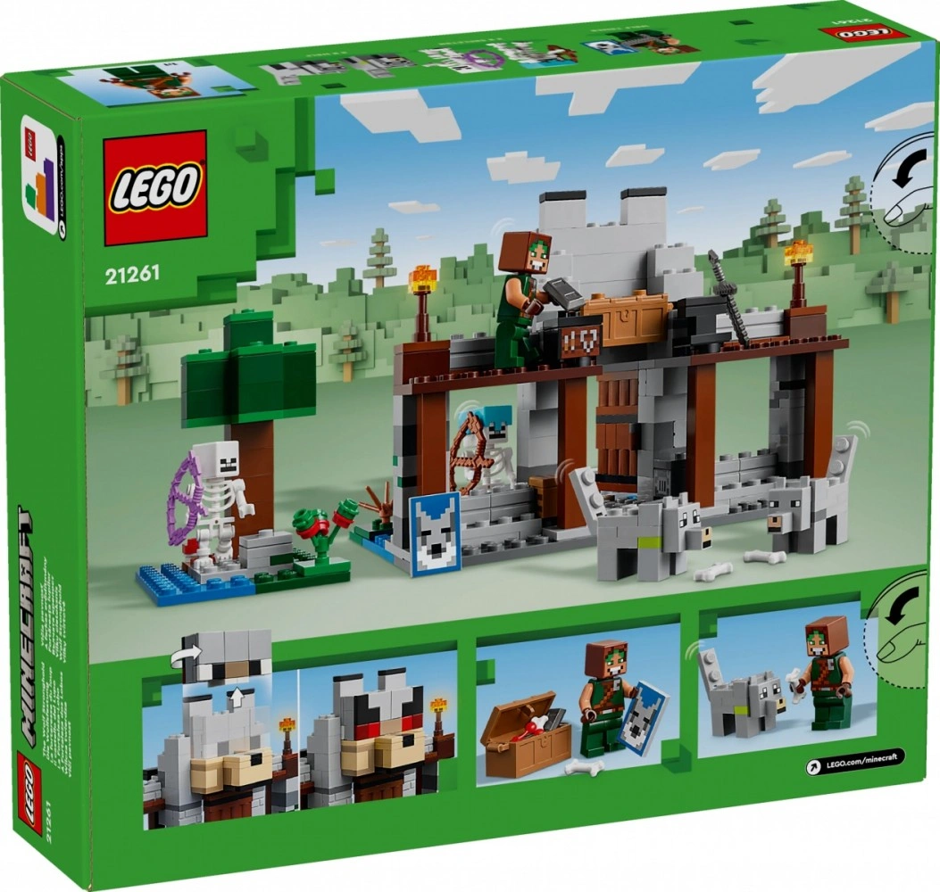 LEGO® Minecraft 21261 Vlčí pevnost