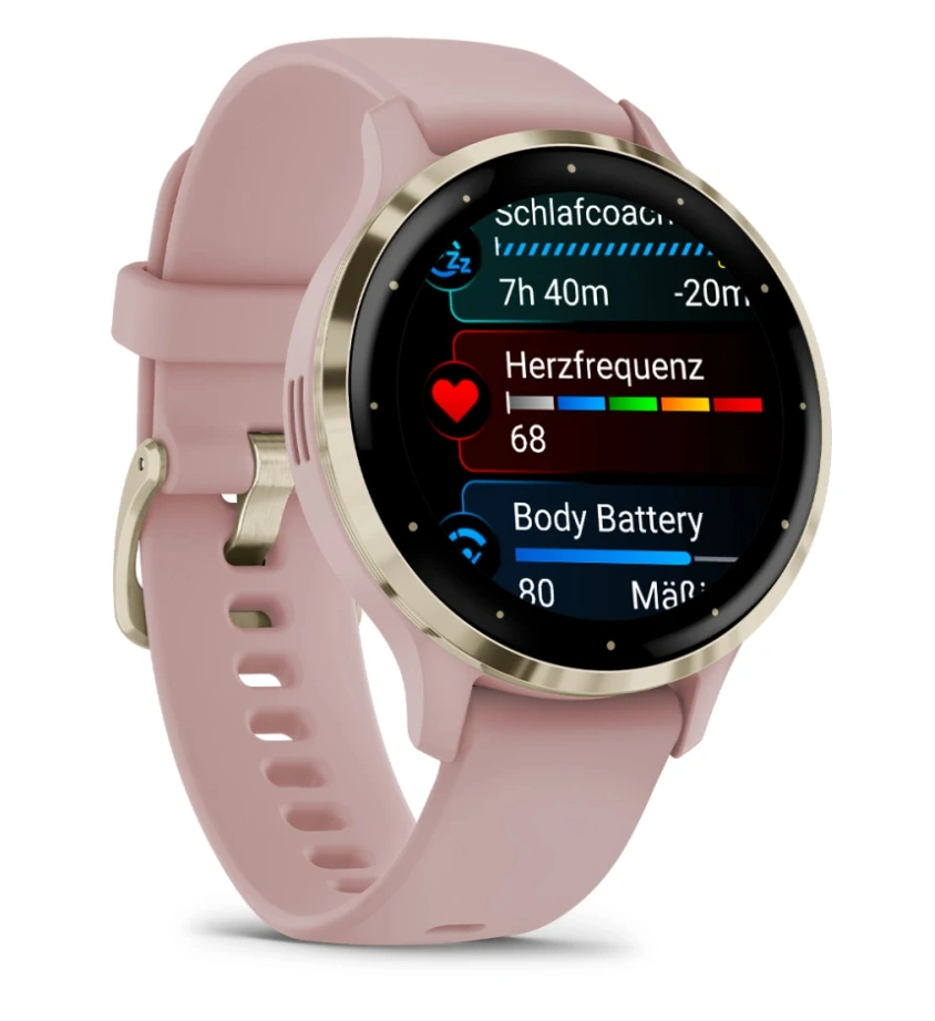 Garmin Venu 3S, Dust Rose/Soft Gold