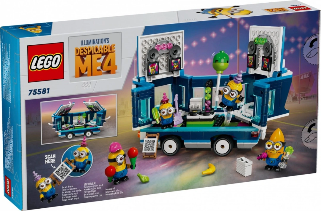 LEGO® Já padouch 4 75581 Mimoni a hudební párty autobus