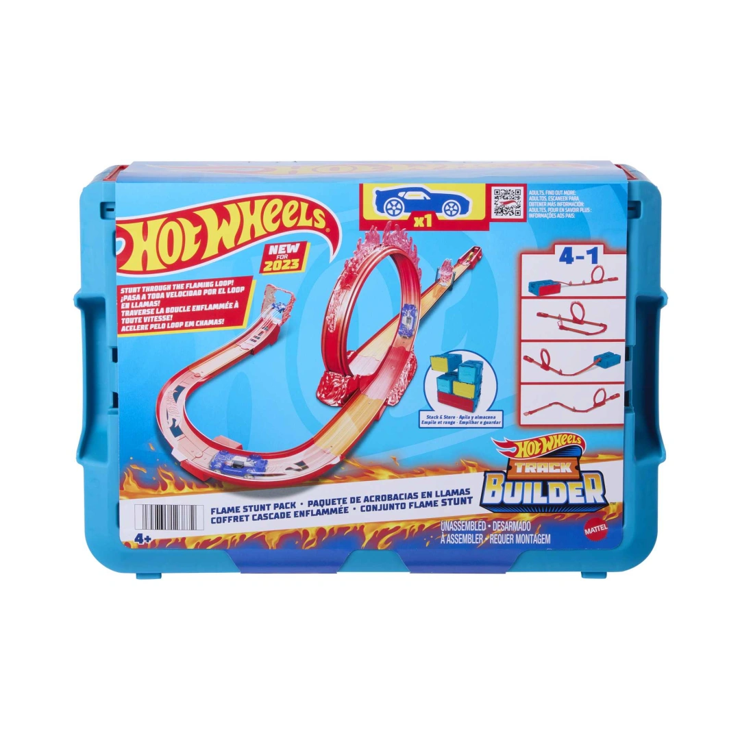 Hot Wheels Track Builder ohnivá dráha HMC04