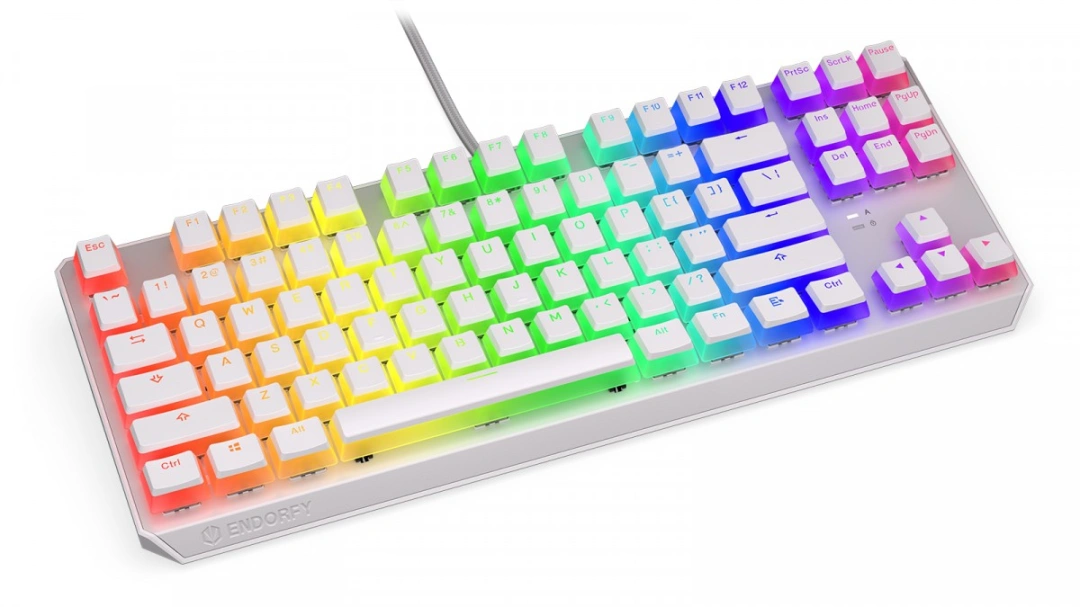 Endorfy Thock TKL Pudding Onyx White Blue, Kailh Blue, US