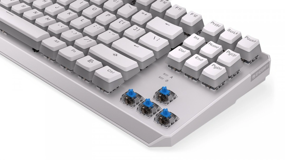 Endorfy Thock TKL Pudding Onyx White Blue, Kailh Blue, US