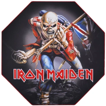 SUBSONIC Iron Maiden Gaming Floor Mat, black